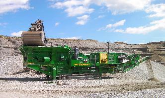 mobile crusher in open pit 
